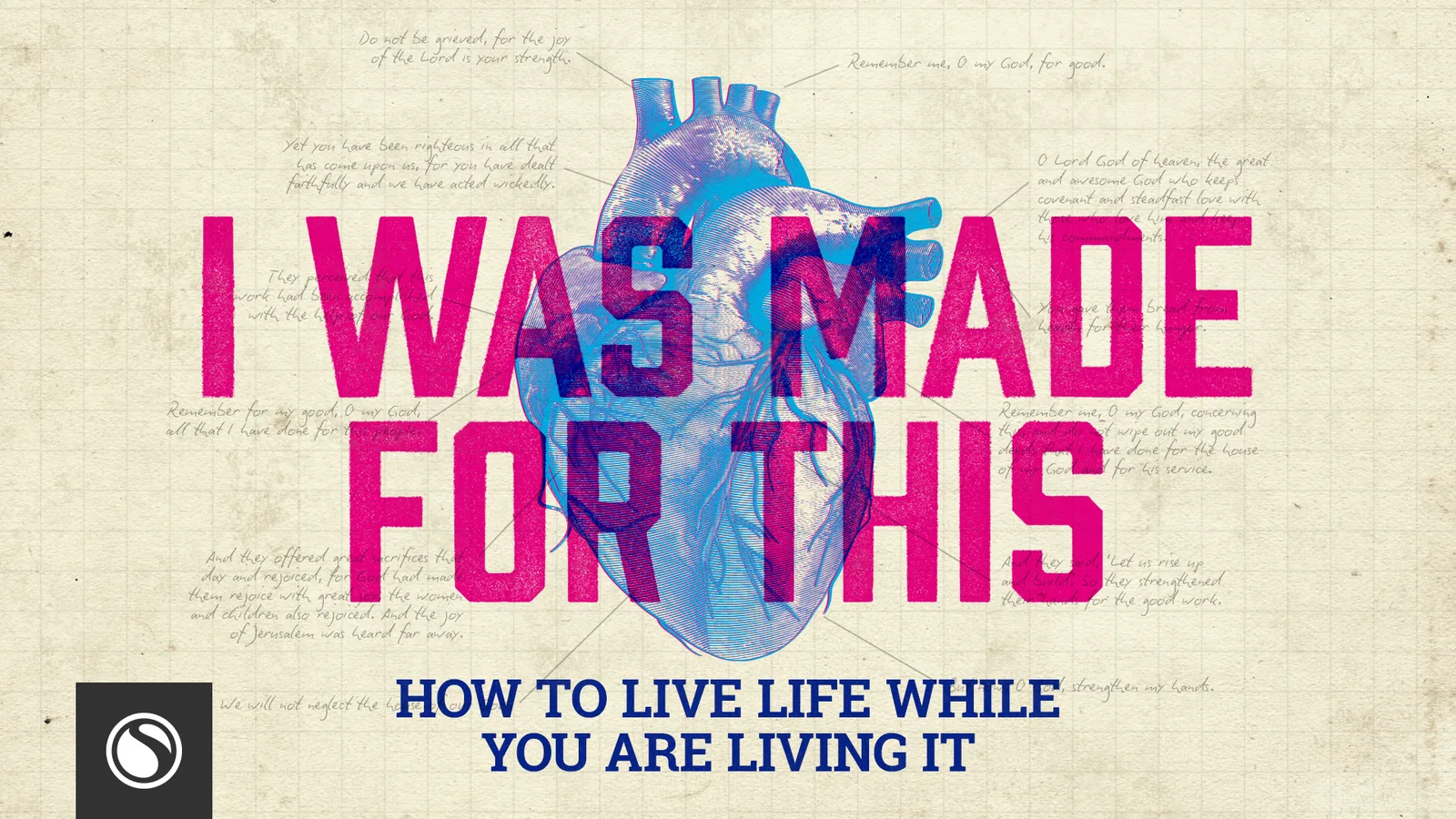 How To Live Life While You Are Living It message artwork