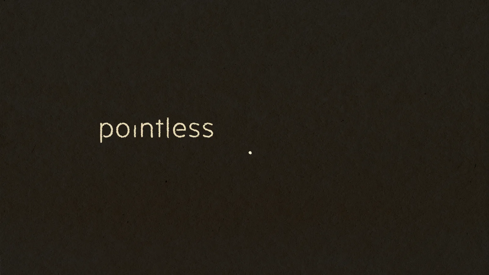 Pointless wide artwork