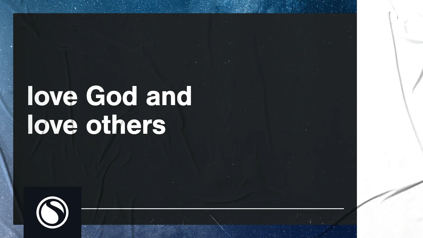 Troublemaker - love God and love others thumbnail