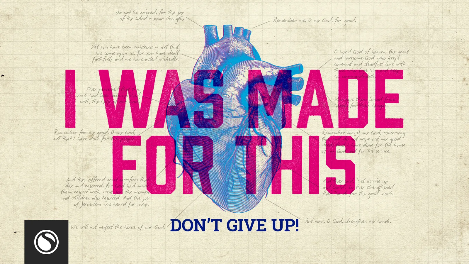 Don't Give Up! message artwork