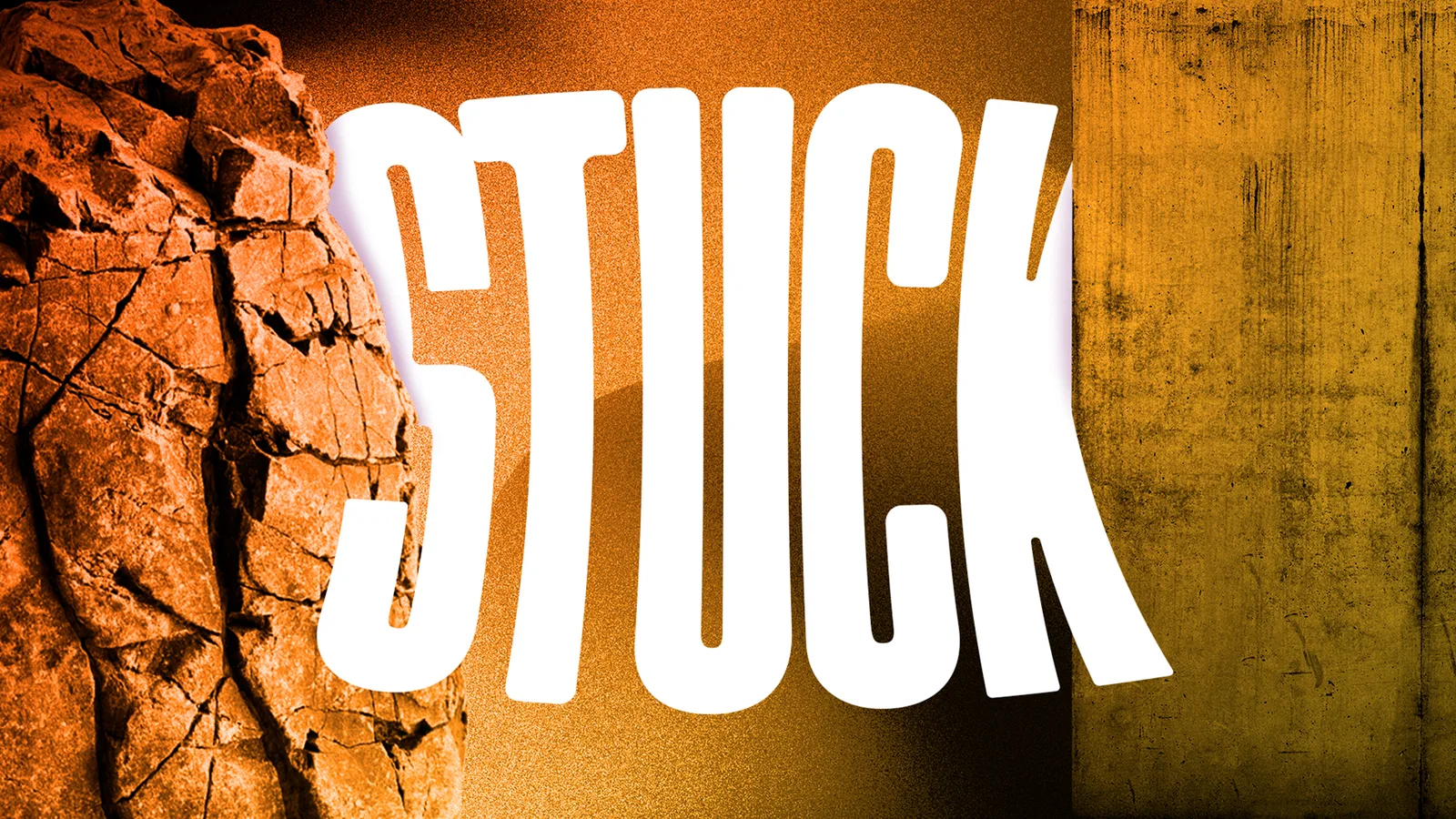 Stuck Between A Rock And A Hard Place wide artwork