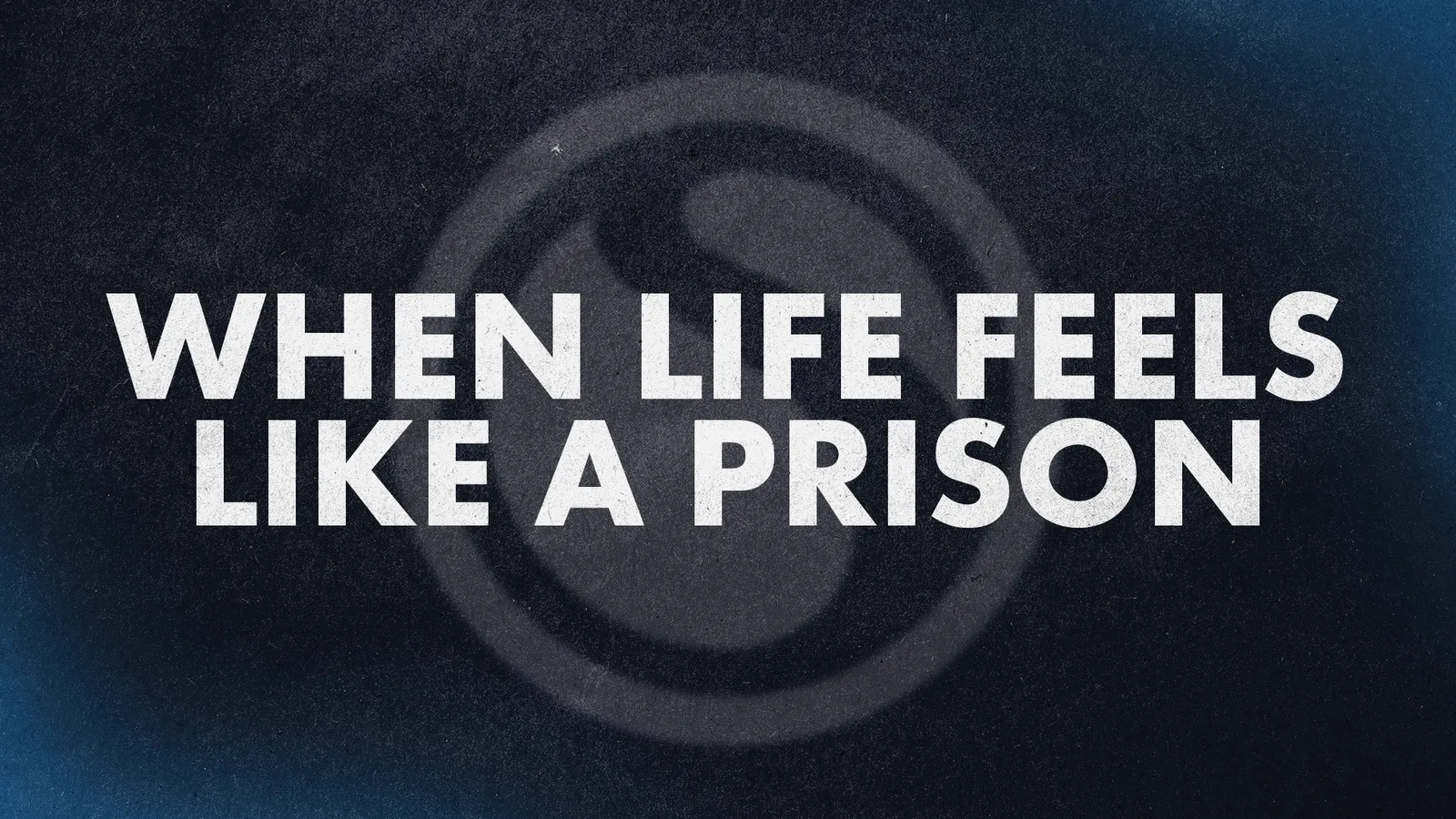 When Life Feels Like A Prison wide artwork