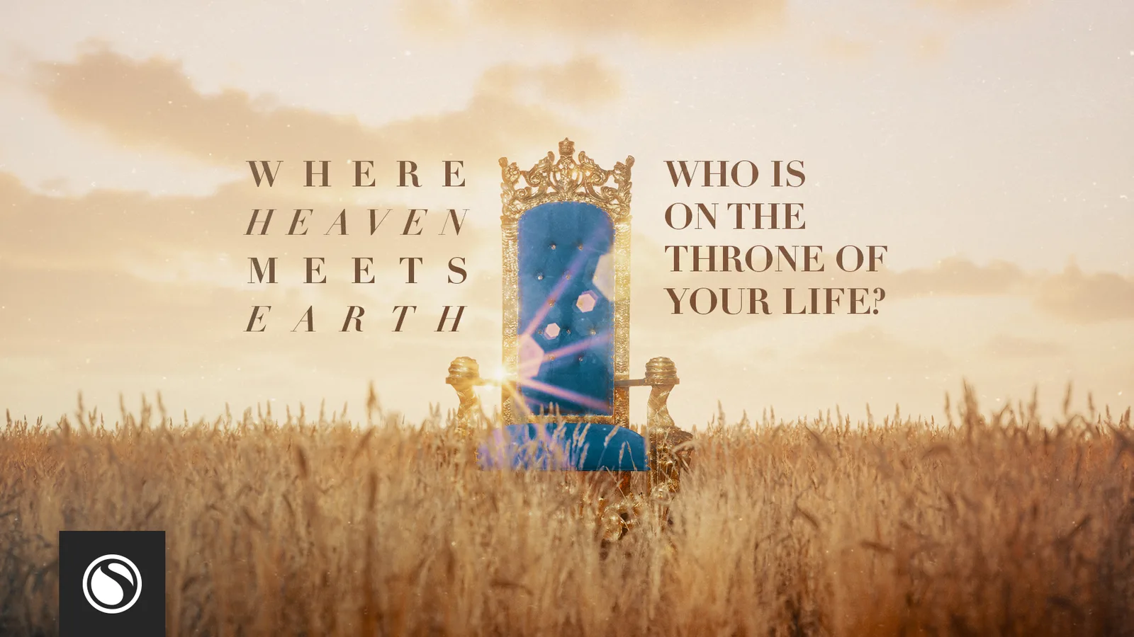 Who Is On The Throne Of Your Life? message artwork