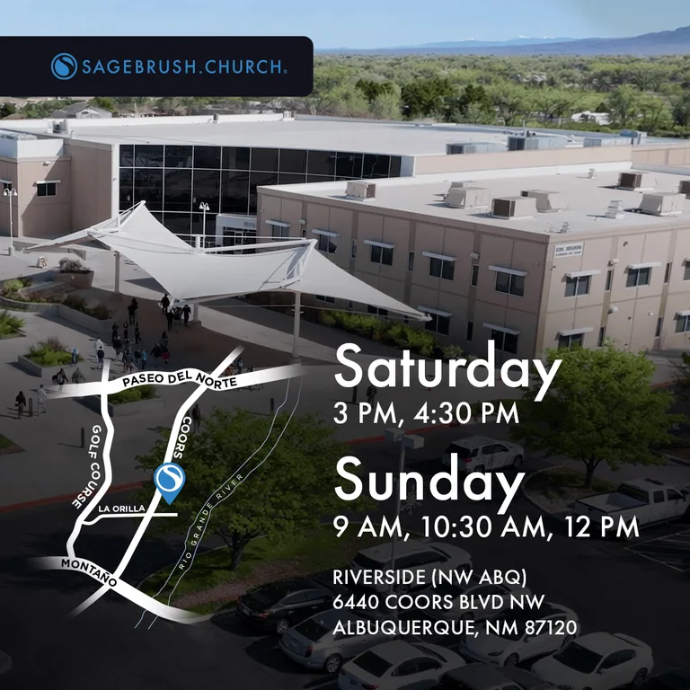 Riverside weekend invite graphic