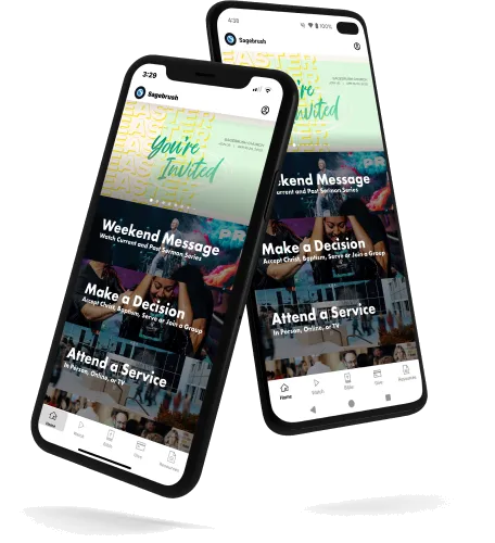 Sagebrush app phone preview
